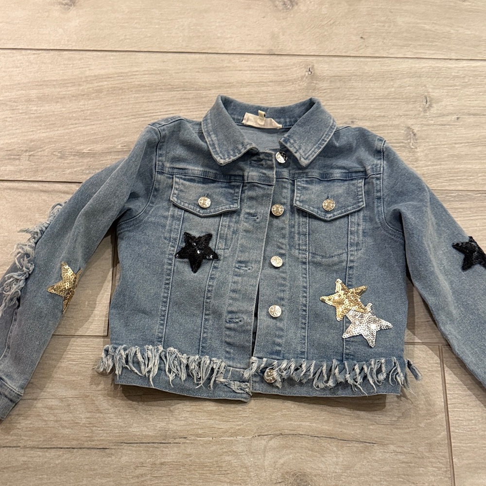Kids Starry Denim Jacket
